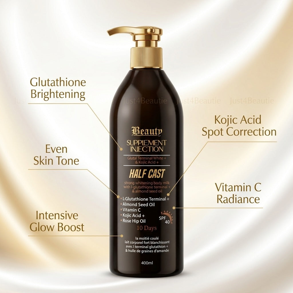 Beauty Supplement Injection Half-Cast Strong Whitening Body Milk 400ml