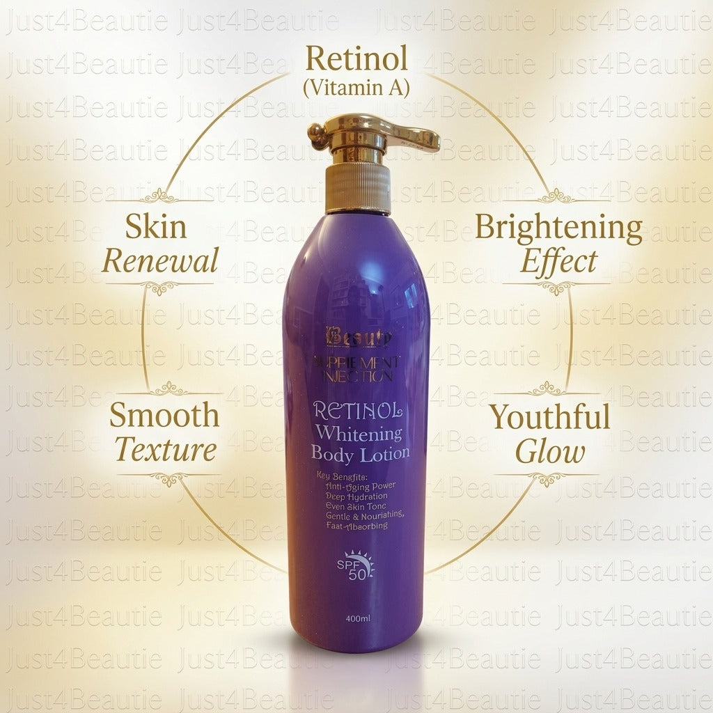 Beauty Supplement Injection Retinol Whitening Body Lotion 400ml