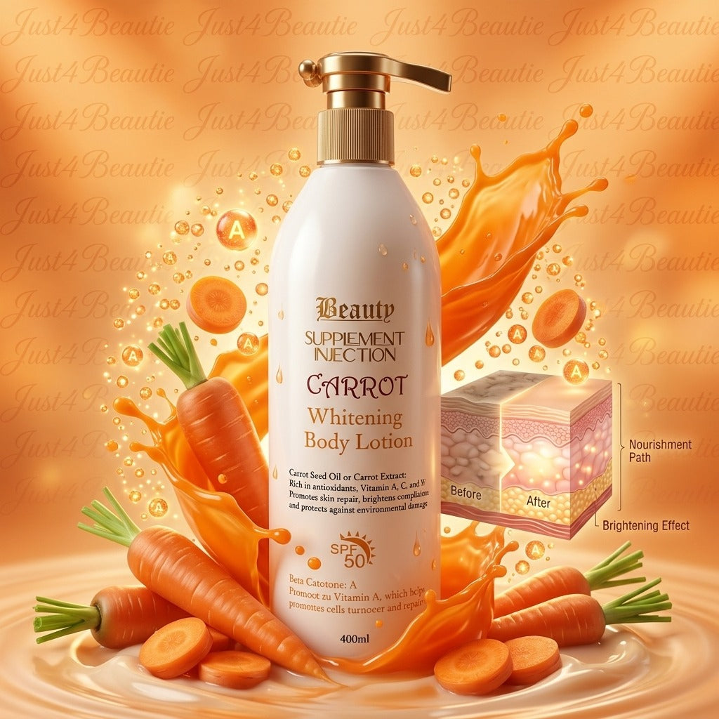 Beauty Supplement Injection Carrot Whitening Body Lotion 400ml