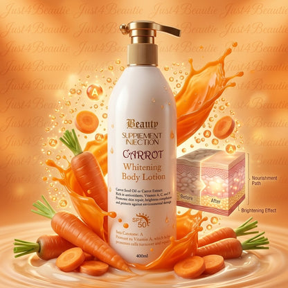 Beauty Supplement Injection Carrot Whitening Body Lotion 400ml