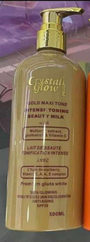 Crystal Glow Intense Toning Body Milk with Mulberry Extract — 500 ml