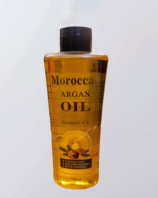 Moroccan Argan Oil Serum with Vitamin C & E — 200 ml