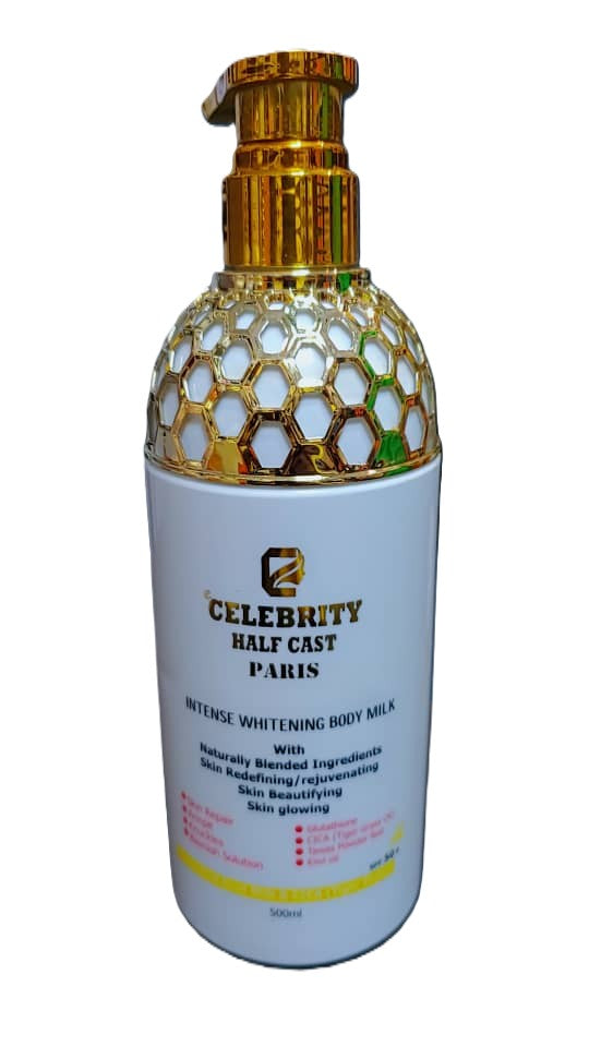 Celebrity Half Cast Paris Intense Whitening Body Milk (White) — 500 ml