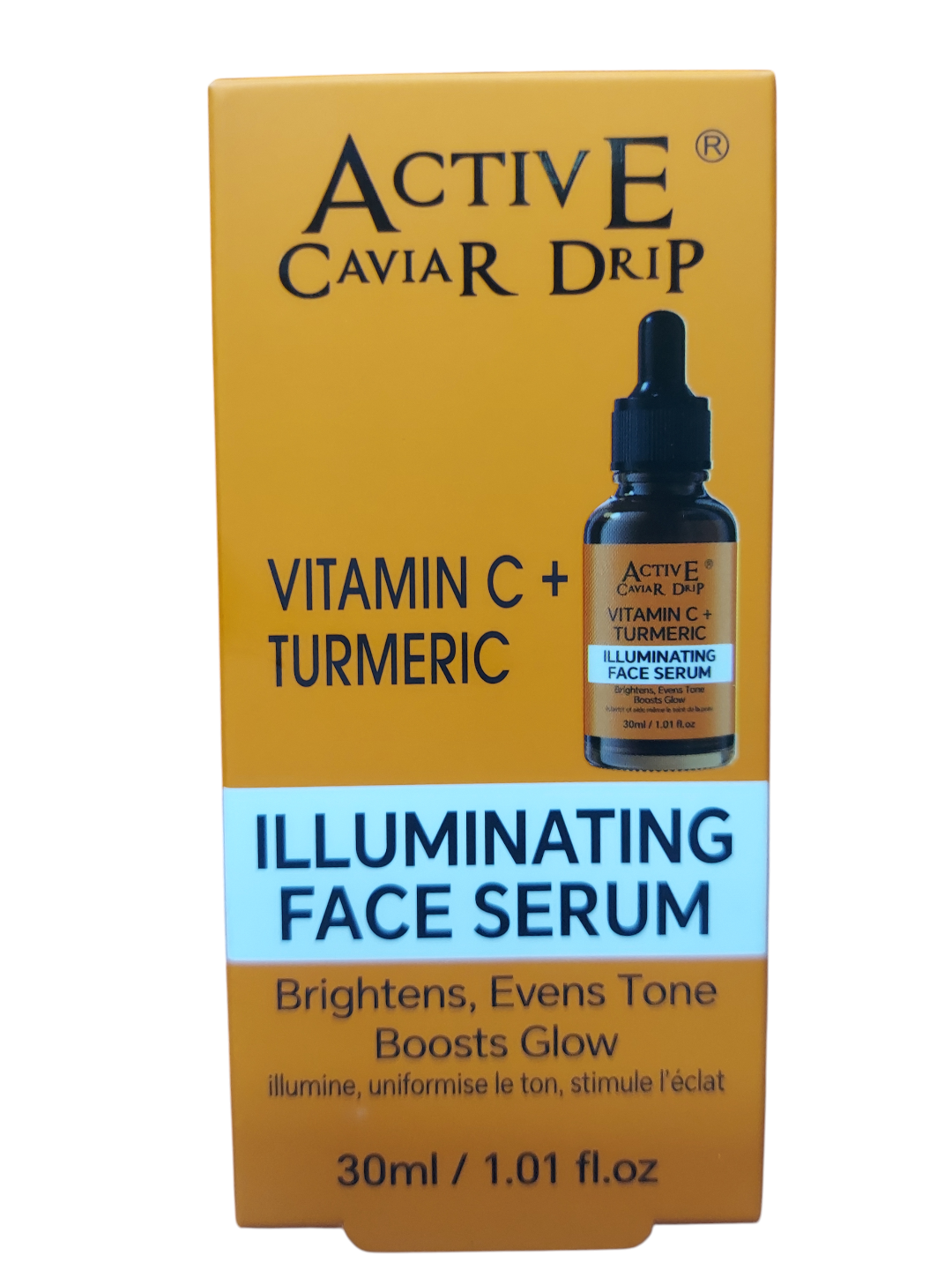 Active Caviar Drip Vitamin C + Turmeric Illuminating Face Serum 30ml