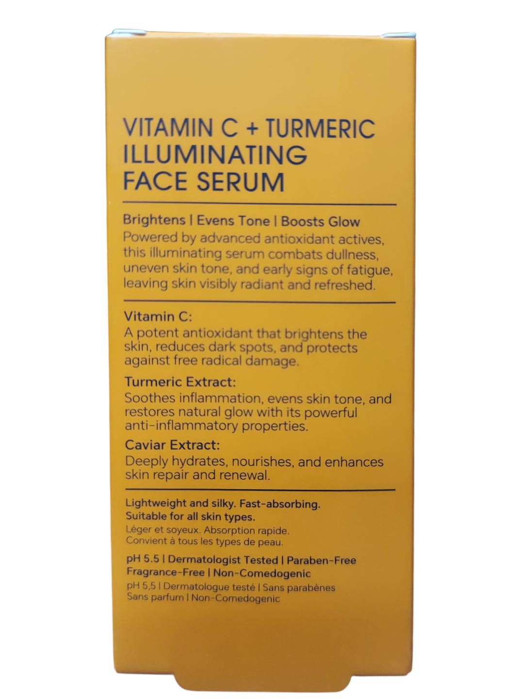 Active Caviar Drip Vitamin C + Turmeric Illuminating Face Serum 30ml