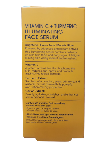 Active Caviar Drip Vitamin C + Turmeric Illuminating Face Serum 30ml