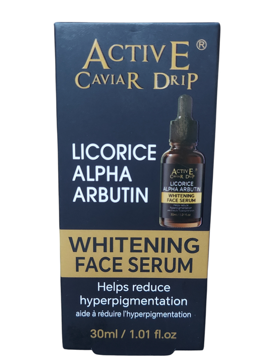 Active Caviar Drip Licorice Alpha Arbutin Whitening Face Serum 30ml