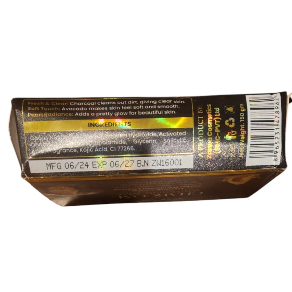 Zarwa Gold Charcoal Soap 150g